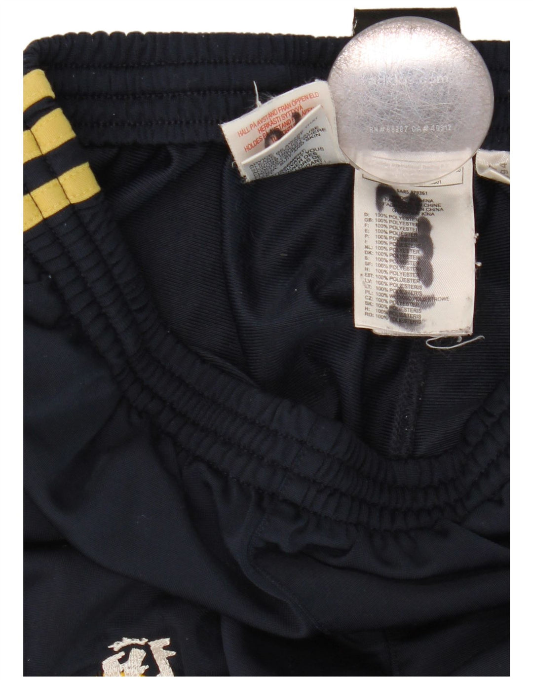 Pantalon de survêtement Adidas garçon 11-12 ans bleu marine polyester
