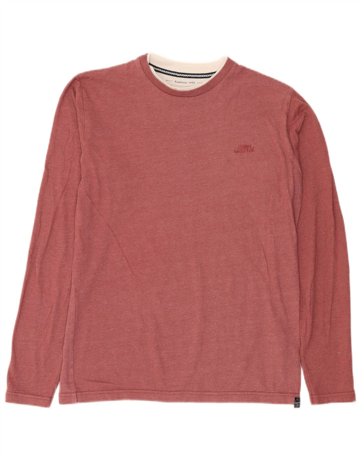 Weird Fish Haut Homme Manches Longues Petit Coton Rouge