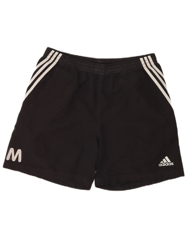 Adidas Short de sport graphique pour homme XL Noir Polyester