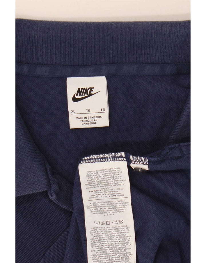 Polo Nike Homme XL Bleu Marine Coton