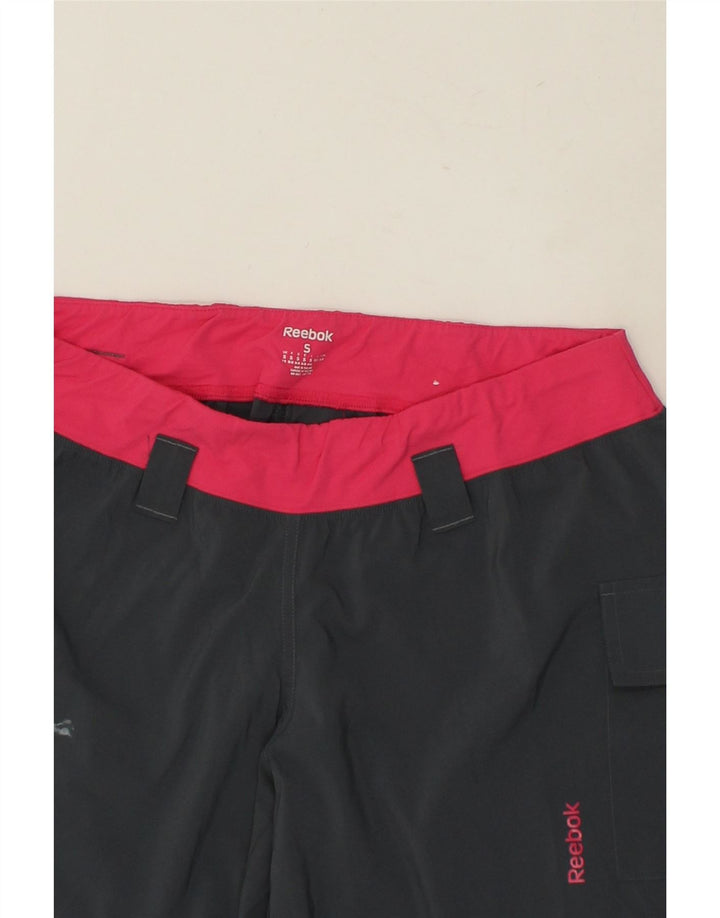 REEBOK Womens Tracksuit Trousers UK 10 Small Grey Polyester Vintage Reebok and Second-Hand Reebok from Messina Hembry 