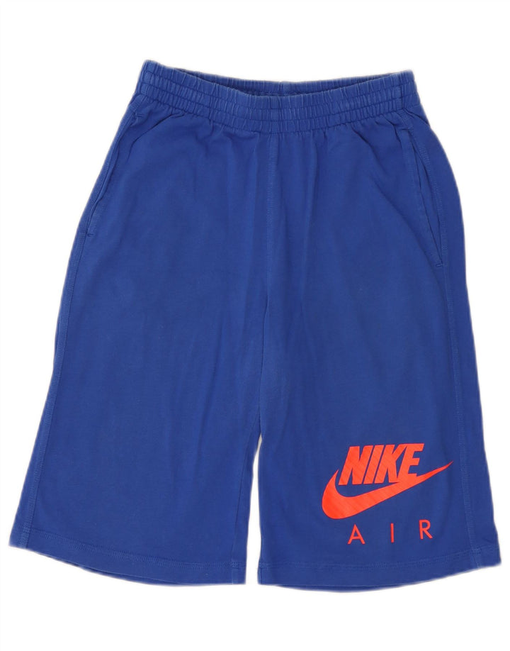 Nike Short de sport graphique pour garçon 12-13 ans Bleu Taille L