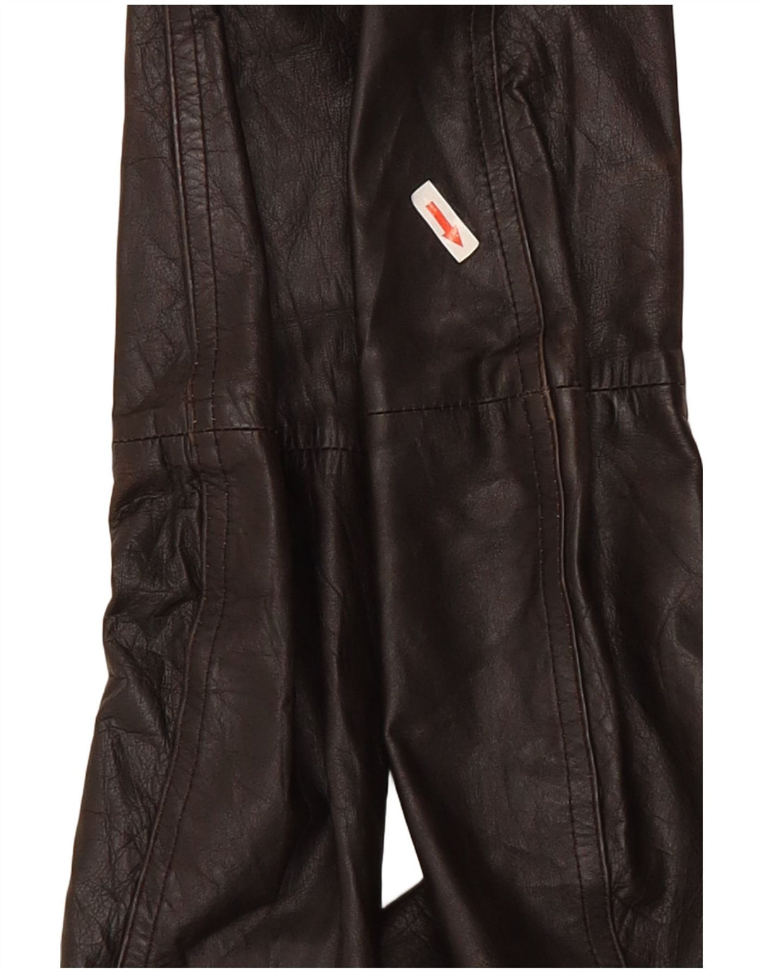Bershka Veste en cuir pour femme UK 12 Marron moyen