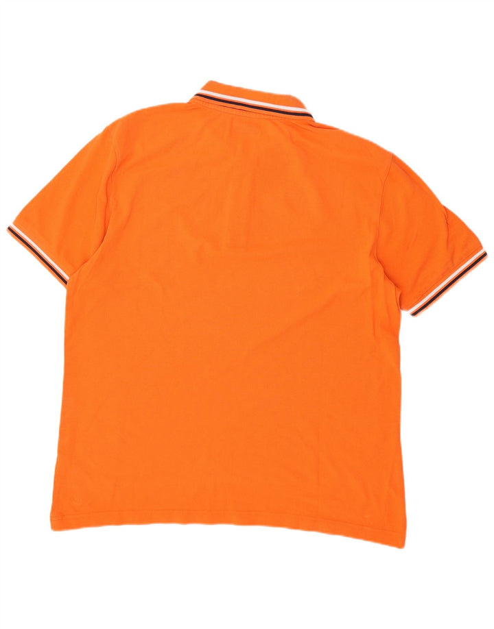 KAPPA Mens Polo Shirt 2XL Orange Cotton