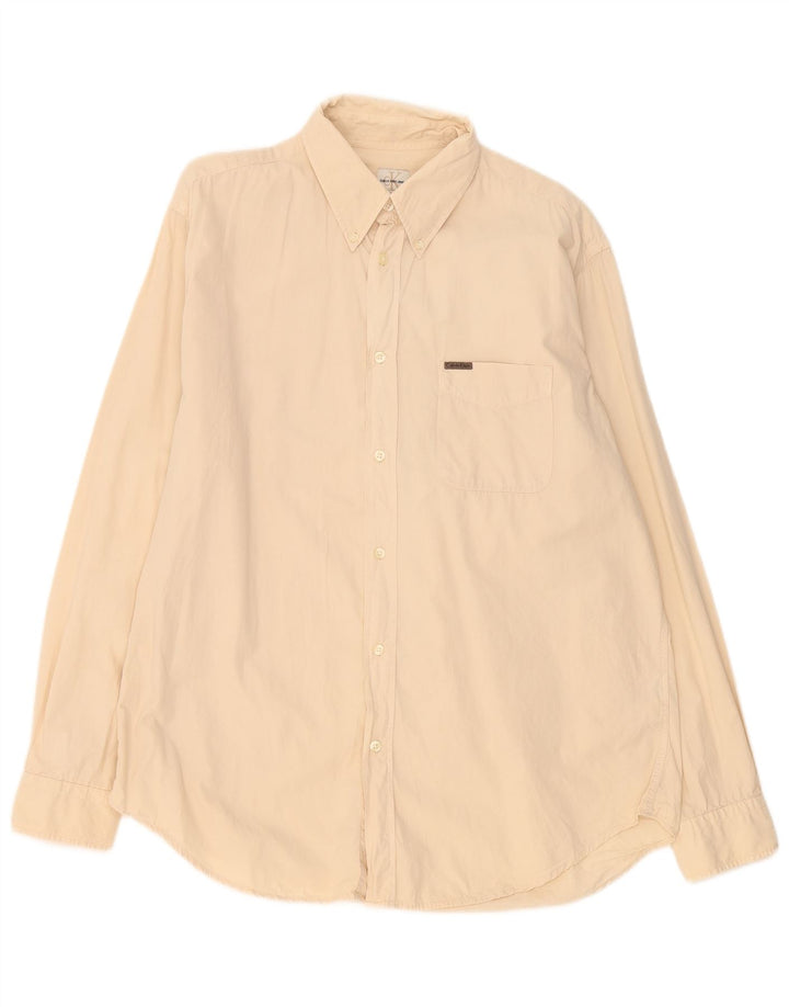 Calvin Klein Jeans Chemise Homme XL Coton Beige
