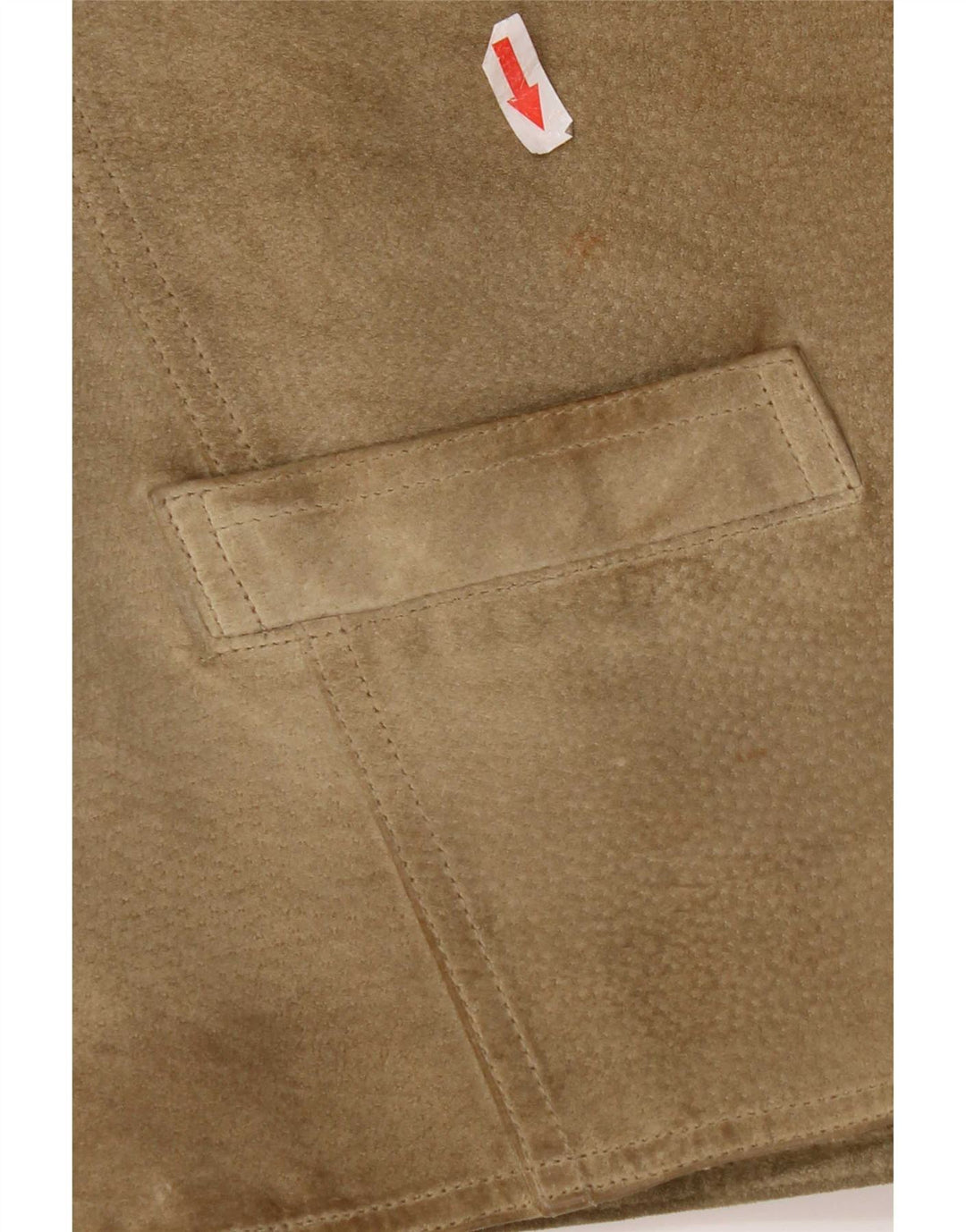 Pionier Gilet En Daim Homme Kaki Moyen