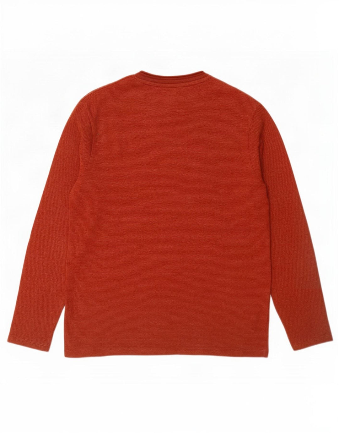 Zara Pull Col Rond Homme Rouge Moyen Coton