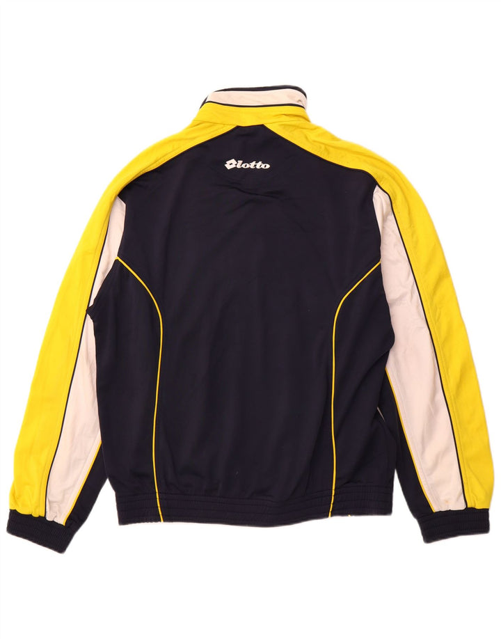 LOTTO Veste de Survêtement Homme Petit Bleu Marine Colorblock Polyester