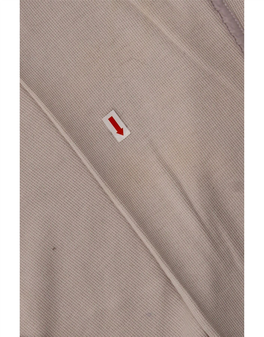 HUGO BOSS Homme Top Manches Longues XL Blanc Cassé Colourblock Coton