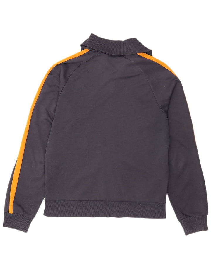 Puma Veste de survêtement pour homme Large Bleu Marine Colorblock Polyester