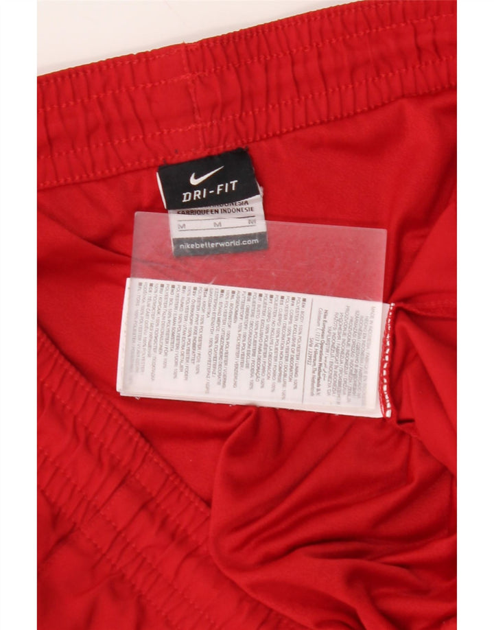 NIKE Short de Sport Dri Fit Homme Rouge Moyen Polyester