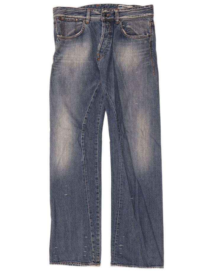 Gas Jean droit homme W34 L34 bleu coton
