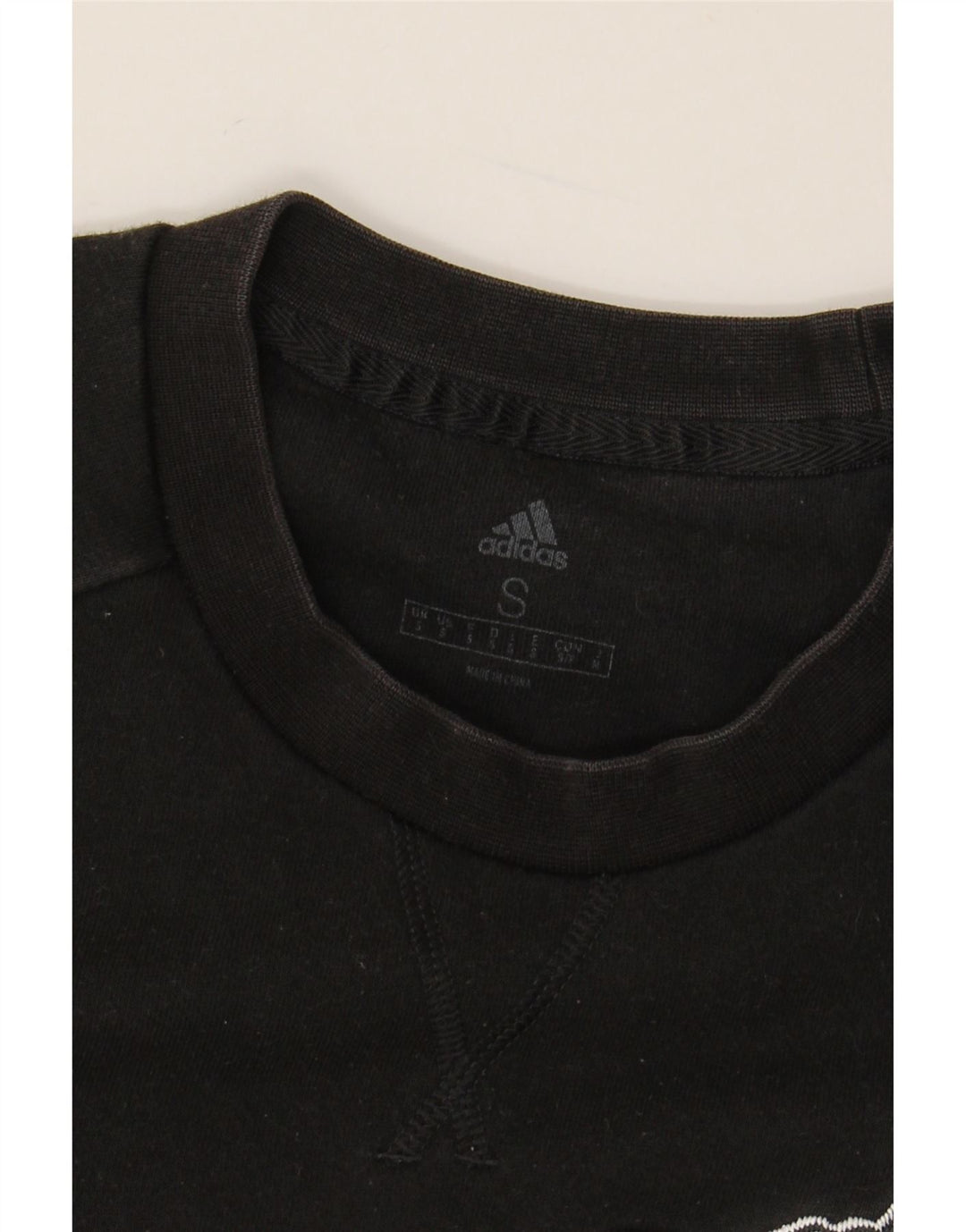 ADIDAS Sweat-shirt graphique pour hommes, petit, noir