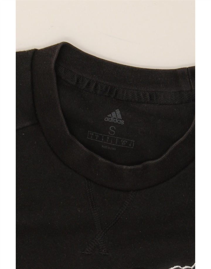 ADIDAS Sweat-shirt graphique pour hommes, petit, noir