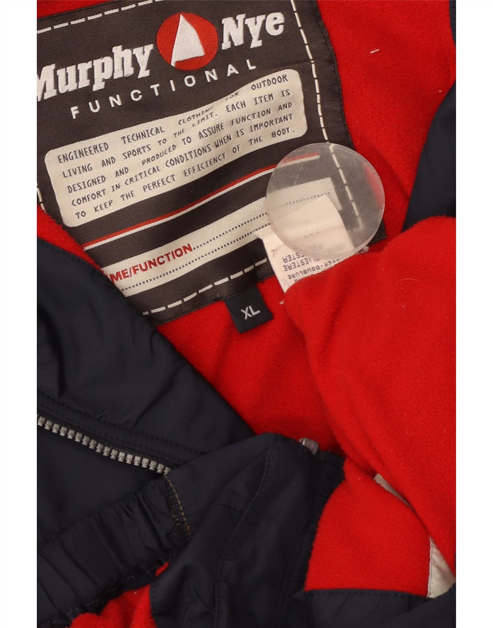 Murphy & Nye Veste coupe-vent pour homme UK 42 XL Bleu marine Polyester