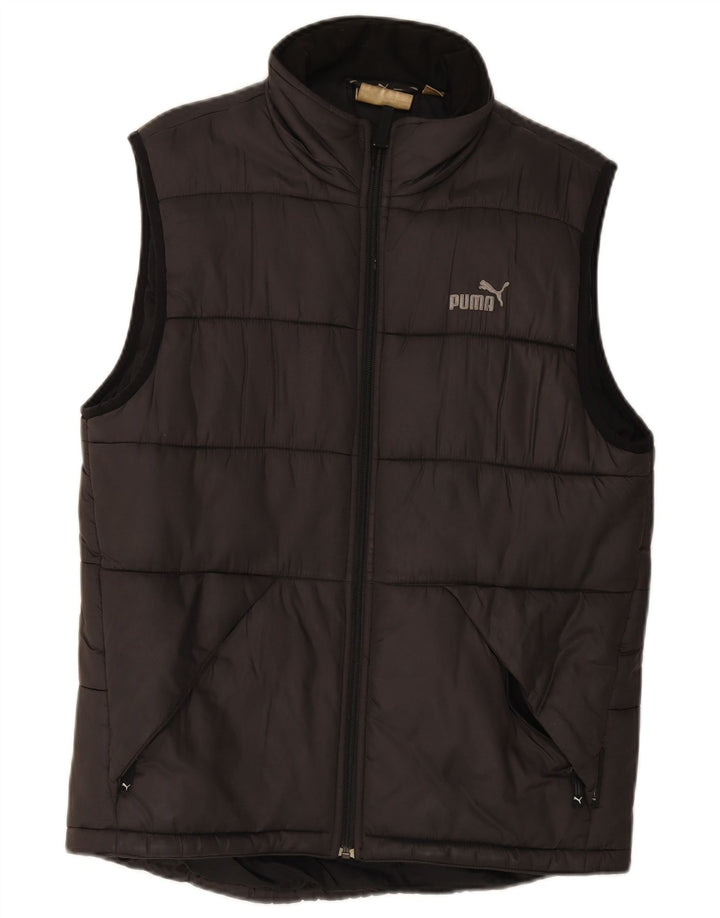 Puma Gilet rembourré pour homme UK 36 Petit Noir