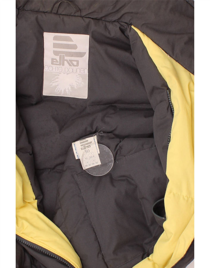 ELHO Mens Padded Jacket IT 50 Large Grey Vintage Elho and Second-Hand Elho from Messina Hembry 