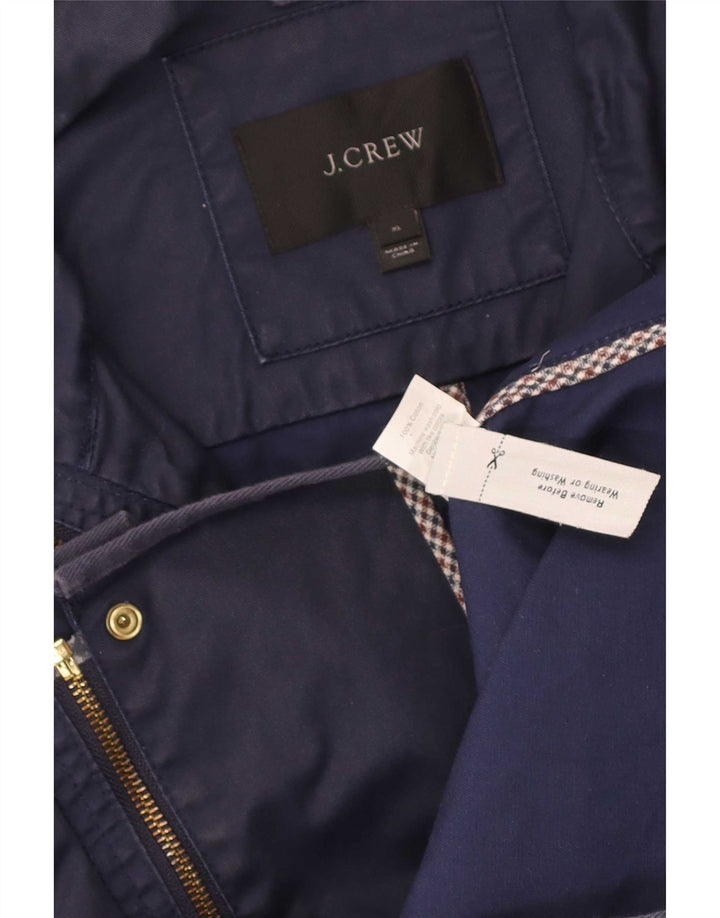 J. Crew Veste utilitaire pour femme UK 18 XL Bleu marine Coton