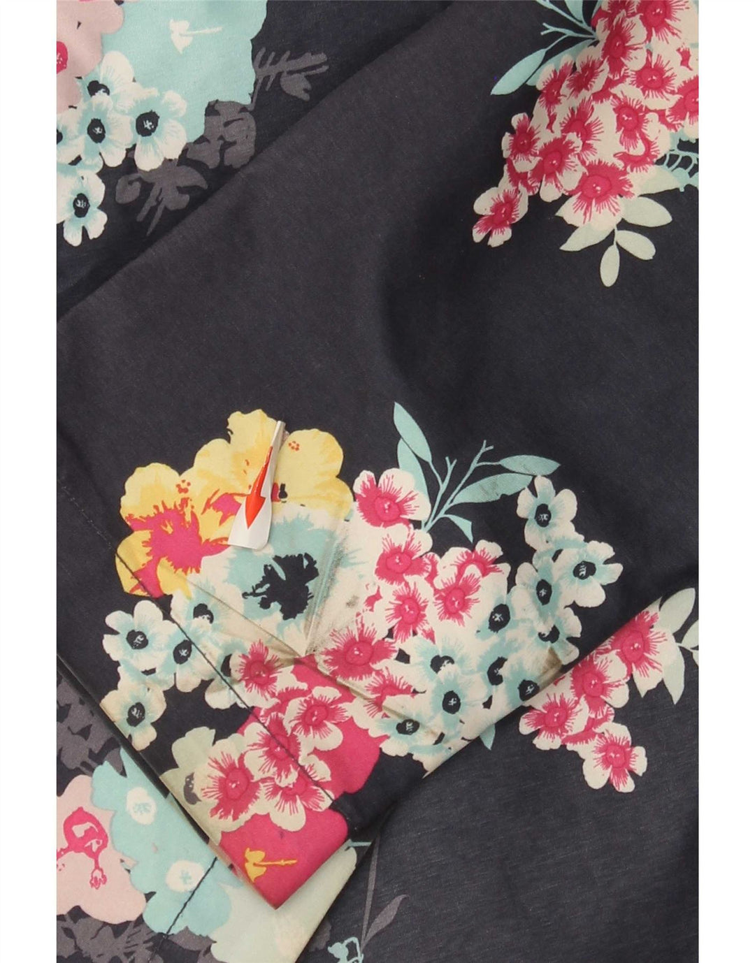 Animal Veste de pluie à capuche pour femme UK 8 Petit Bleu Marine Floral Polyester