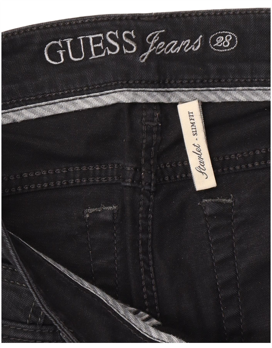 GUESS Jean Slim Starlet Femme W28 L28 Noir