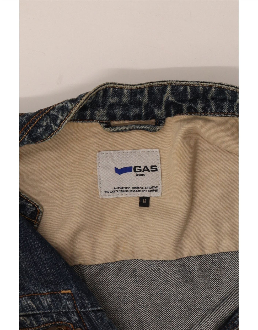 GAS Veste en Jean Femme UK 14 Coton Bleu Moyen