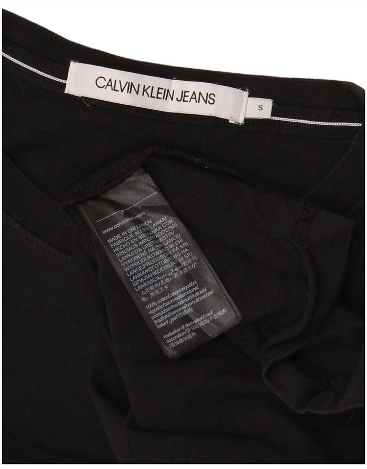 CALVIN KLEIN JEANS T-Shirt Graphique Homme Petit Noir Coton