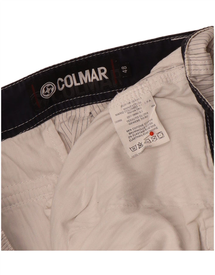 Colmar Short Cargo Homme IT 48 Medium W32 Gris Coton Rayé