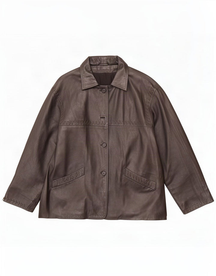 Veste en cuir femme Conbipel IT 44 Medium Noir