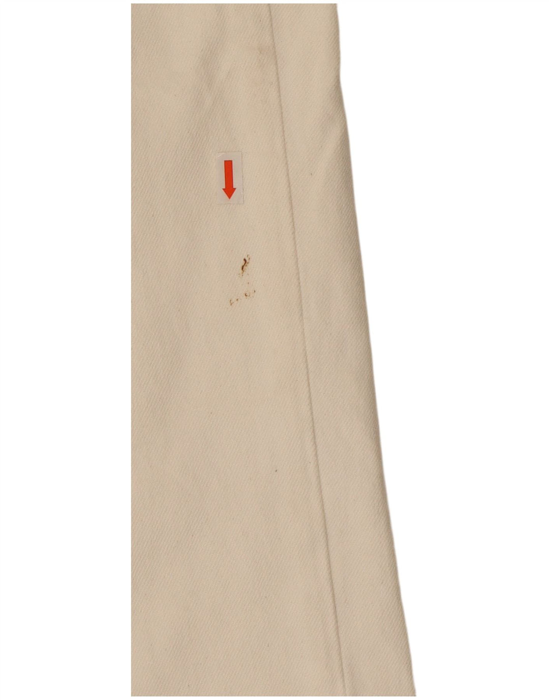 Topshop Jean droit femme W26 L24 coton blanc