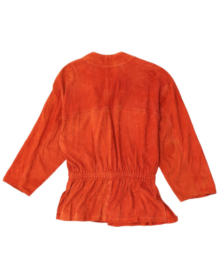 Bottega Veste en daim pour femme UK 12 Orange moyen