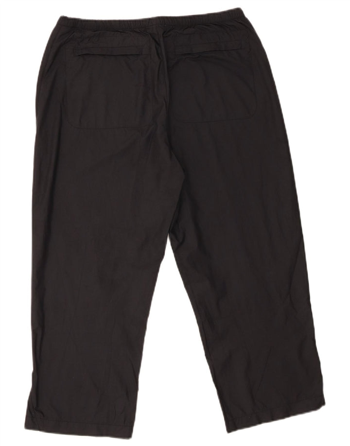 Kappa Pantalon de survêtement Capri pour femme UK 10 Small Noir Polyester