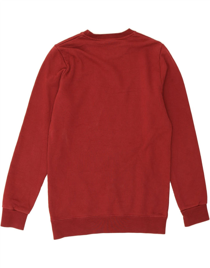 STARTER Womens Graphic Sweatshirt Jumper UK 16 Large Red Cotton Vintage Starter and Second-Hand Starter from Messina Hembry 