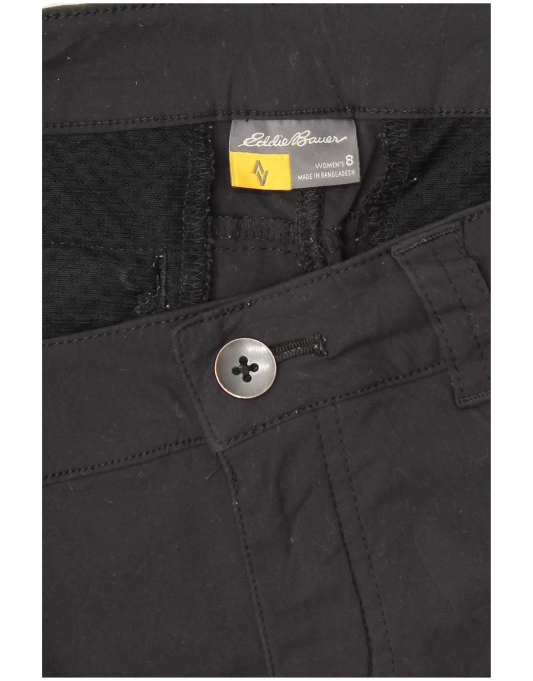 Eddie Bauer Short décontracté pour femme US 8 Medium W30 Gris