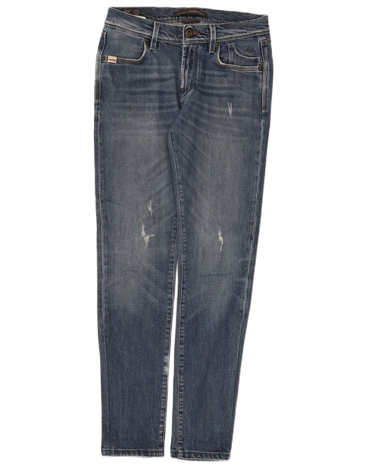 Jeckerson Jean slim bas en détresse pour femme W29 L31 en coton bleu