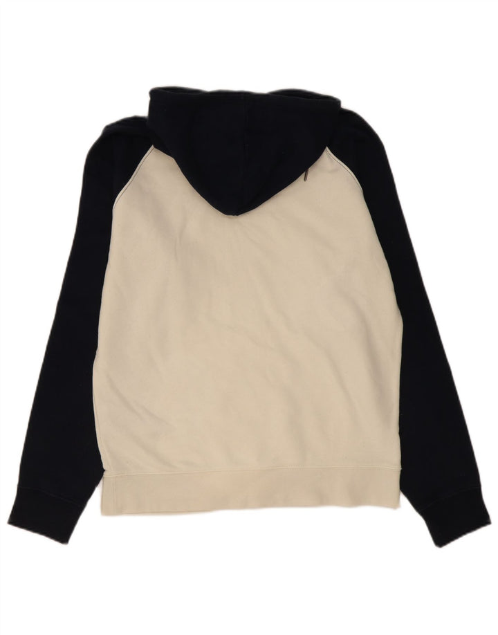 Champion Pull à capuche en coton color block blanc moyen pour homme