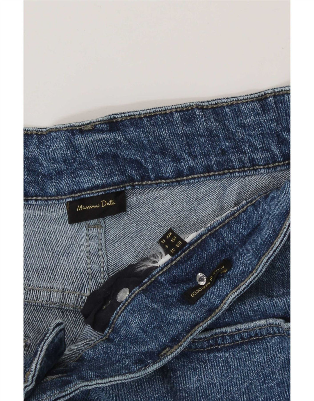 Massimo Dutti Jean slim pour femme EU 40 Medium W30 L28 Bleu