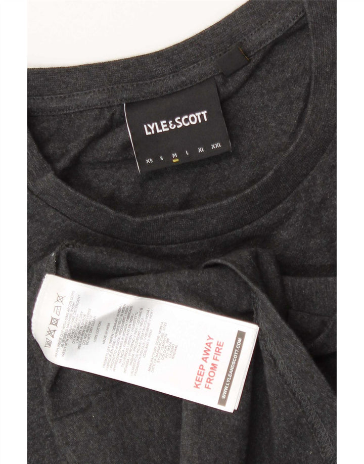 Lyle & Scott T-Shirt Homme Gris Moyen Coton