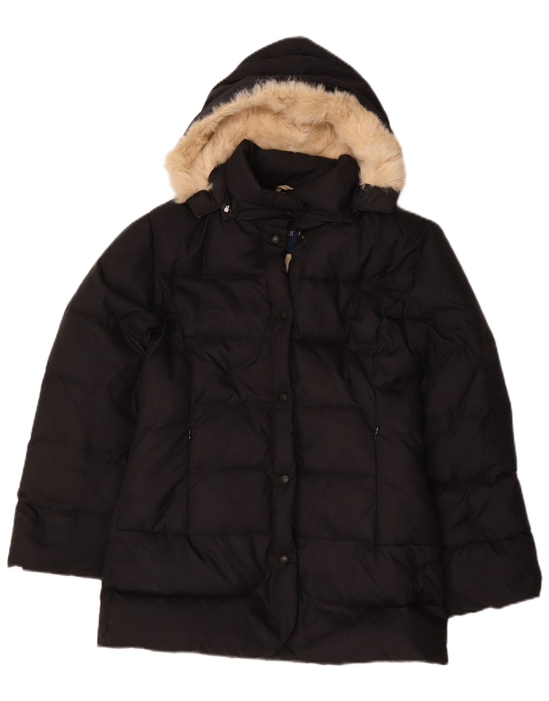 Moncler Veste matelassée à capuche pour filles 11-12 ans Noir Polyester