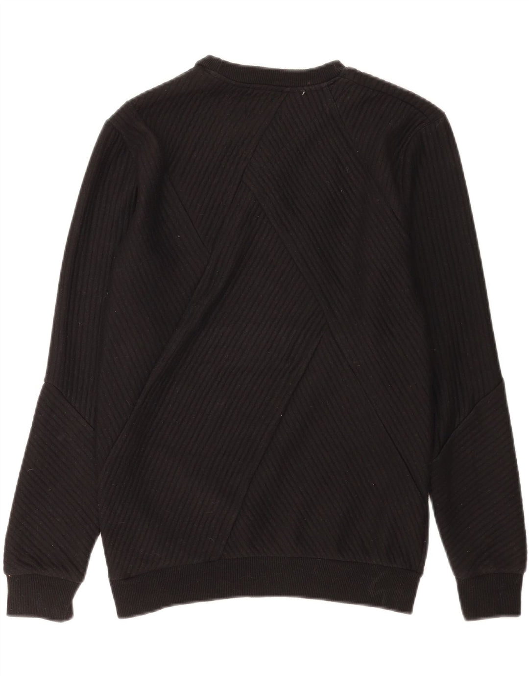 Zara Homme Sweatshirt Jumper Moyen Noir Coton