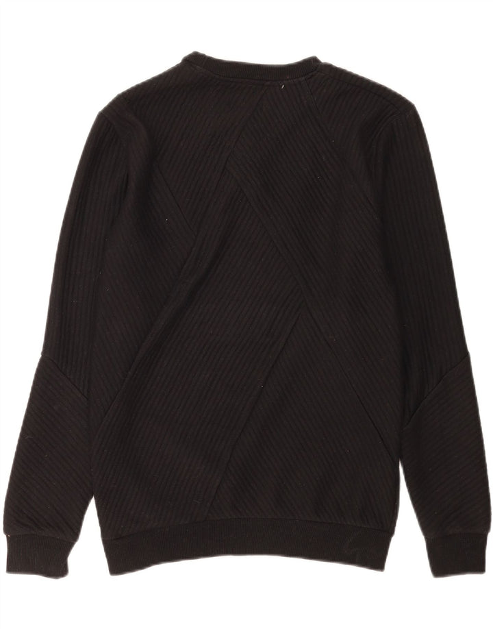 Zara Homme Sweatshirt Jumper Moyen Noir Coton