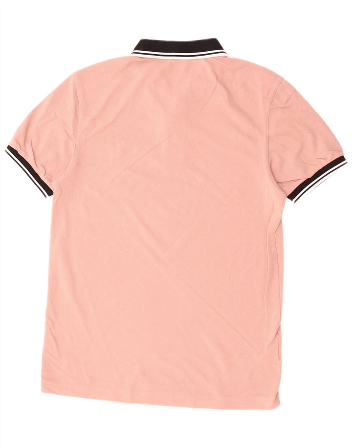Fred Perry Polo Rugby Homme Rose Moyen Coton