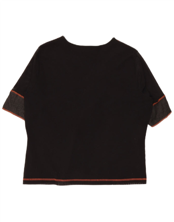 Gerry Weber Chemisier pour femme UK 16 Large Noir Colourblock