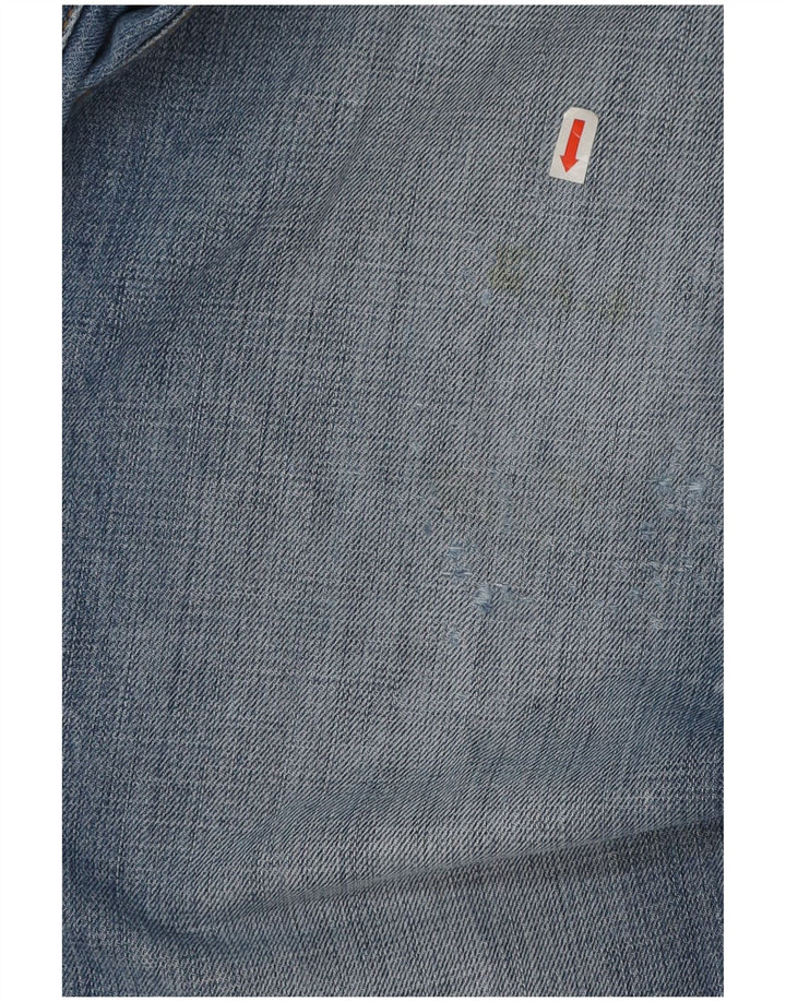 Calvin Klein Jean droit vieilli W33 L27 pour homme en coton bleu