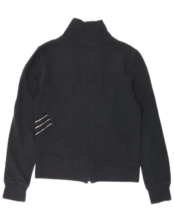 Adidas Veste de survêtement pour femme UK 10 Petit Bleu Marine Coton