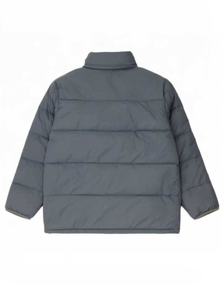 Kappa Veste matelassée pour homme UK 40 Large Bleu Polyamide