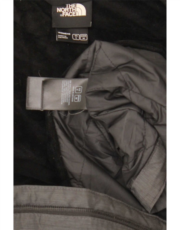 The North Face Veste coupe-vent à capuche pour femme UK 14 Gris moyen Polyester