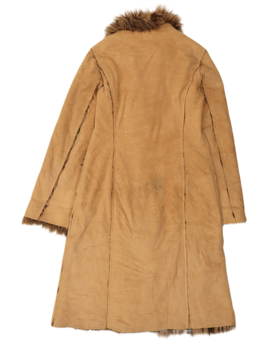 Manteau Sherpa Basic pour femme UK 16 Large Beige