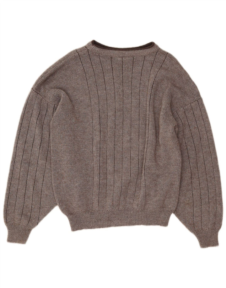 ANGELO LITRICO Pull Col Bateau Homme IT 48/50 Gris Moyen