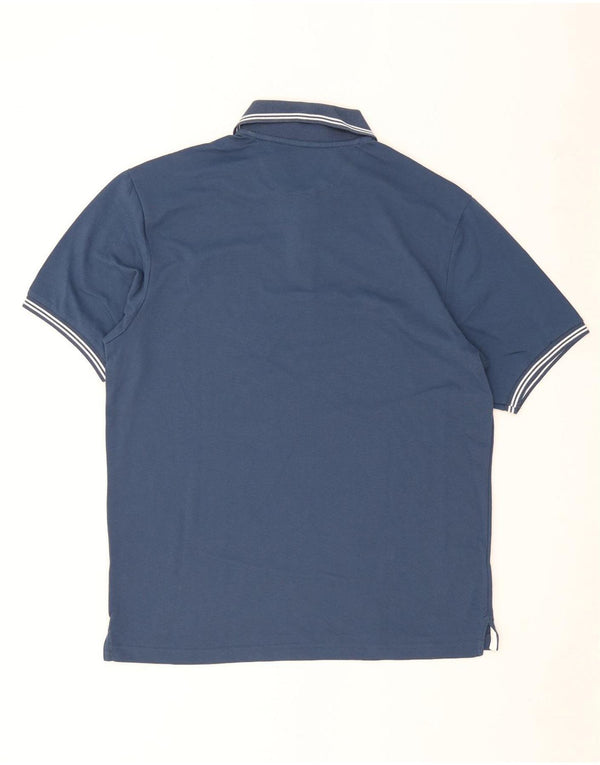 Champion Polo coupe facile pour homme 2XL en coton rayé bleu marine