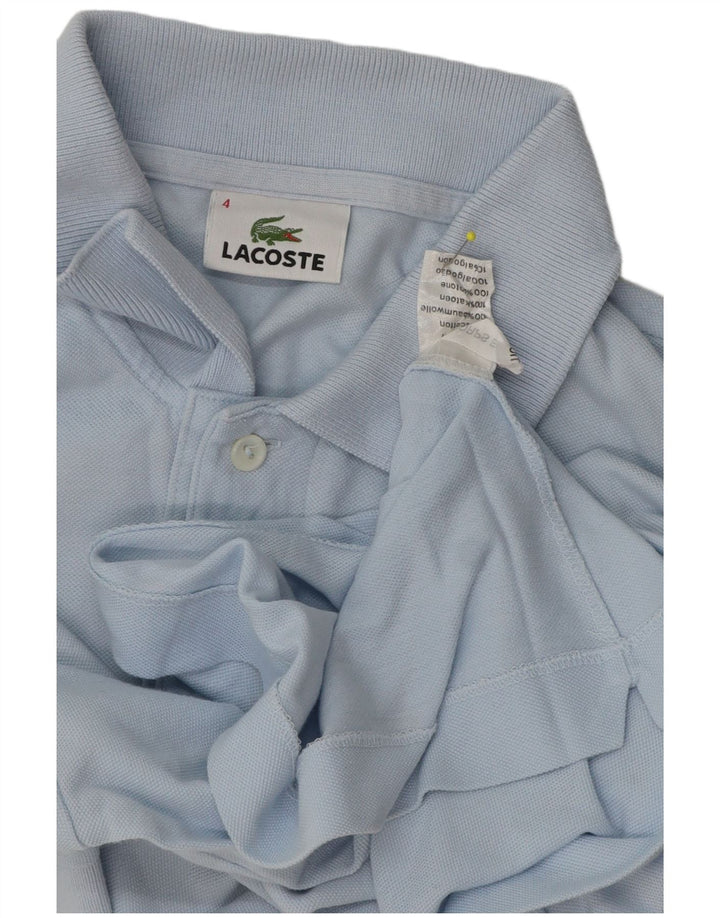 Lacoste Polo Homme Taille 4 Coton Bleu Moyen